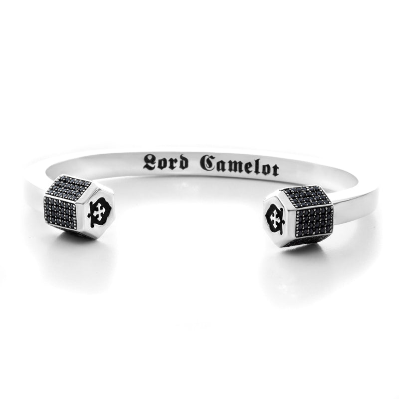 LC1349 CZ BKロードキャメロット(Lord Camelot)シルバーブレスレット