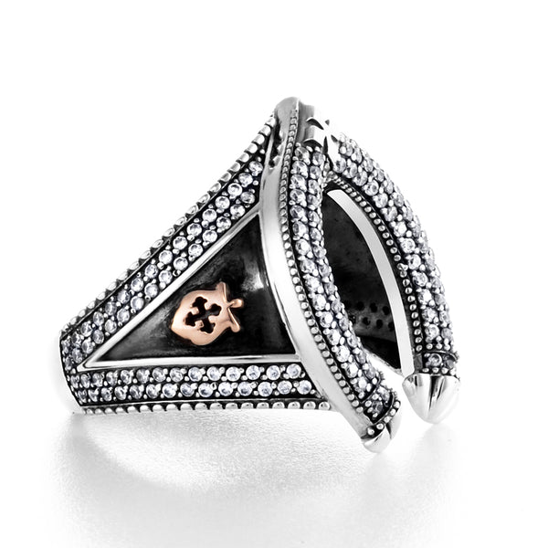 Camelot Project Ralph Ring LC 737 SVOXD Lord Camelot Silver Ring