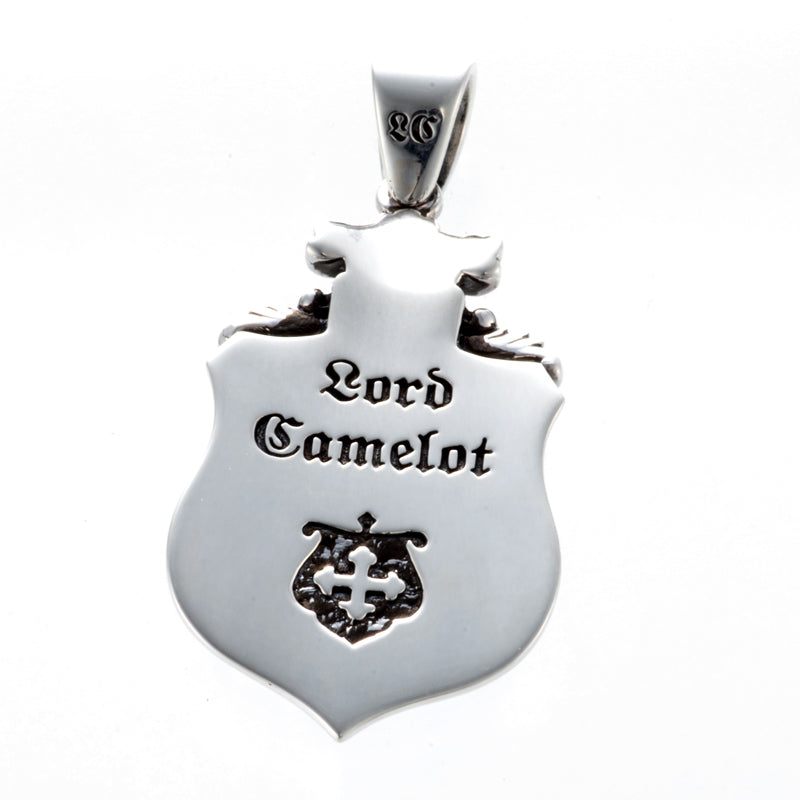 絶版 Lord Camelot ペンダントトップ ガーネット クロスモチーフ 